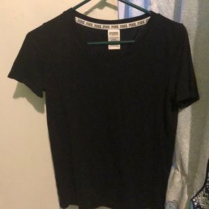 Victoria's Secret PINK plain black everyday tee